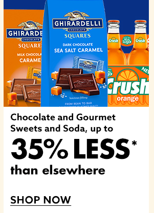 Chocolate and Gourmet Sweets and Soda