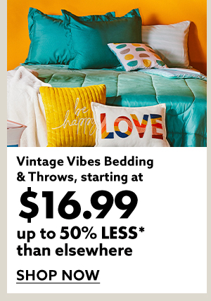 Vintage Vibes Bedding & Throws