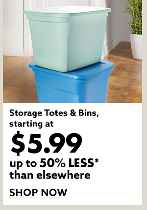 Storage Totes & Bins