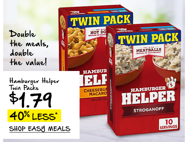 Hamburger Helper Twin Packs