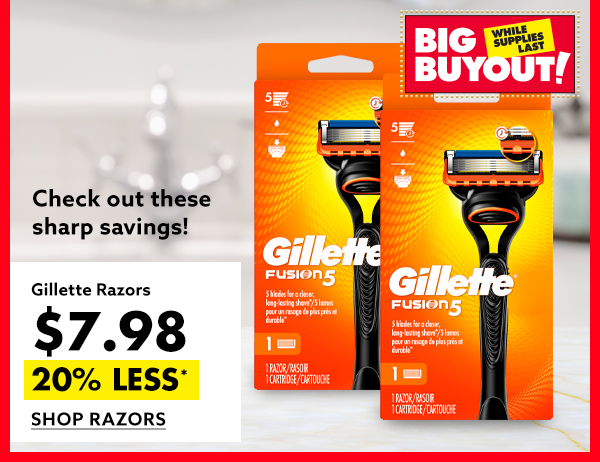 Gillette Razors