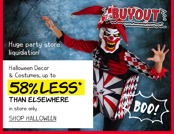 Halloween Decor & Costumes