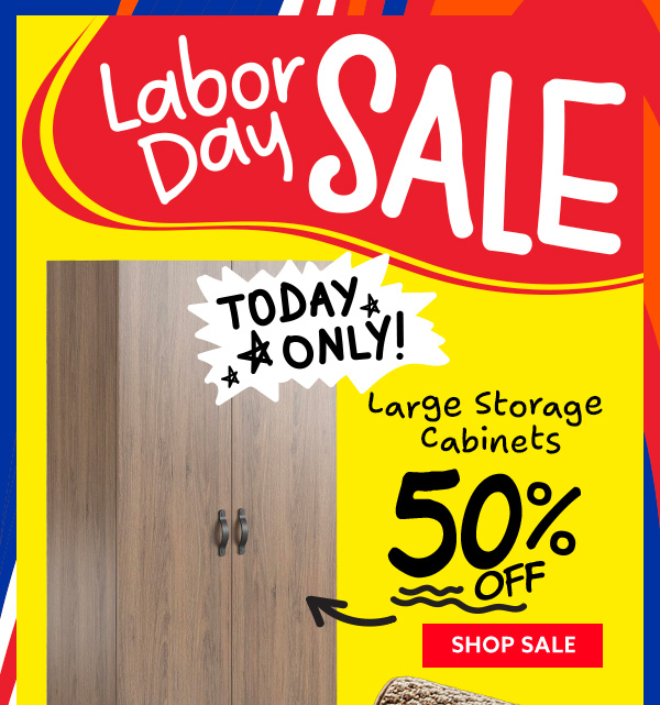 Large Storage Cabinets 50% Off