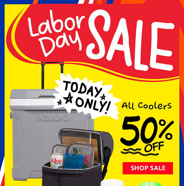 All Coolers 50% Off