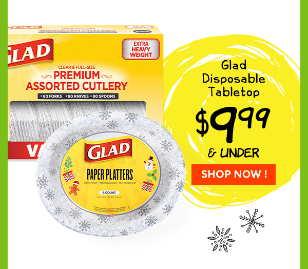 Glad Disposable Tabletop