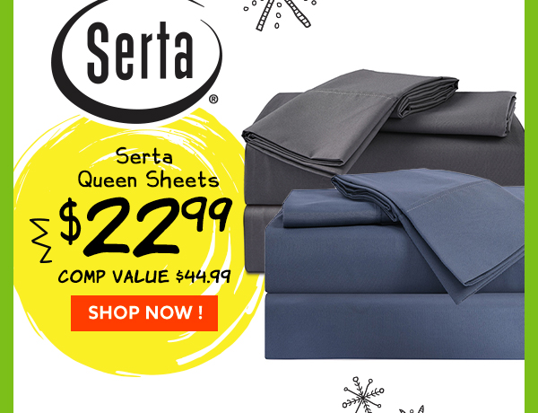 Serta Queen Sheets